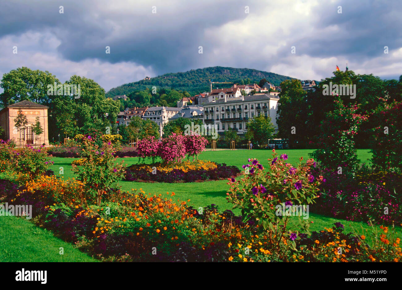 Trinkhalle de pompage et un casino, Baden Baden, Allemagne Banque D'Images