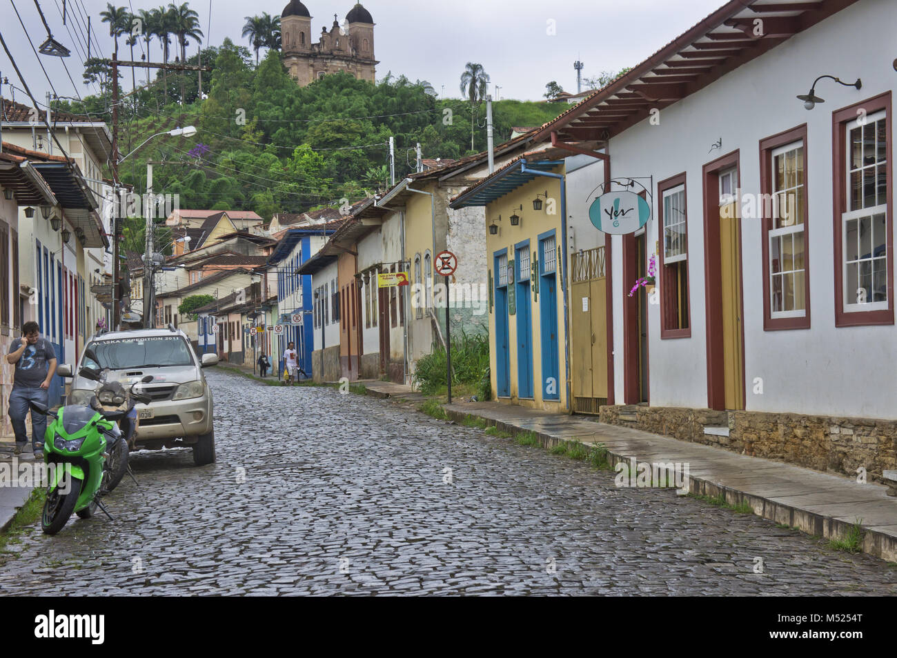 Mariana, Brésil, Street View Banque D'Images