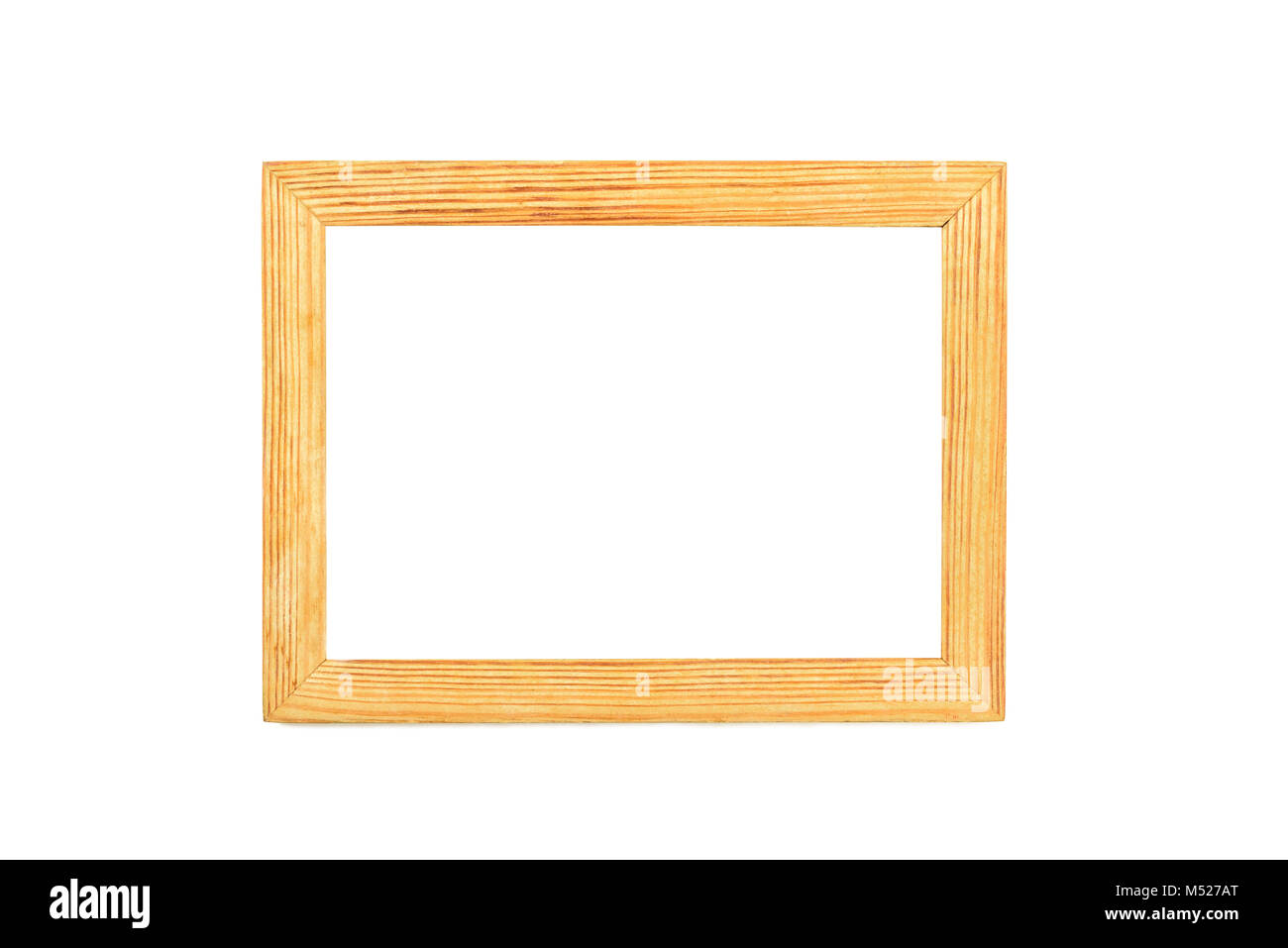 Cadre photo en bois simple Banque D'Images