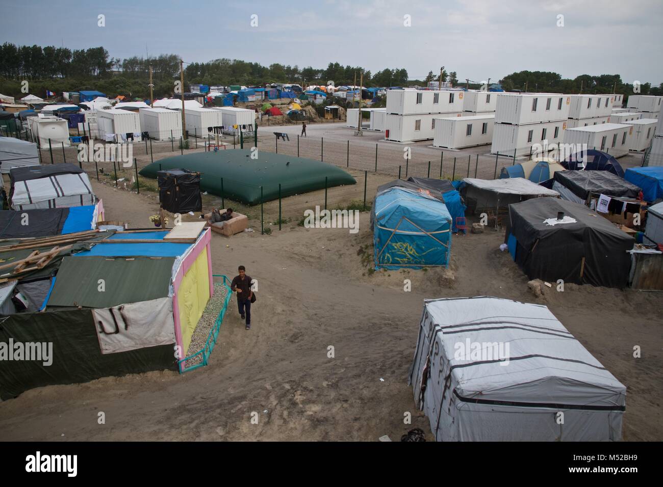 magi Hyret Chaiselong Calais Refugee Camp Banque d'image et photos - Alamy