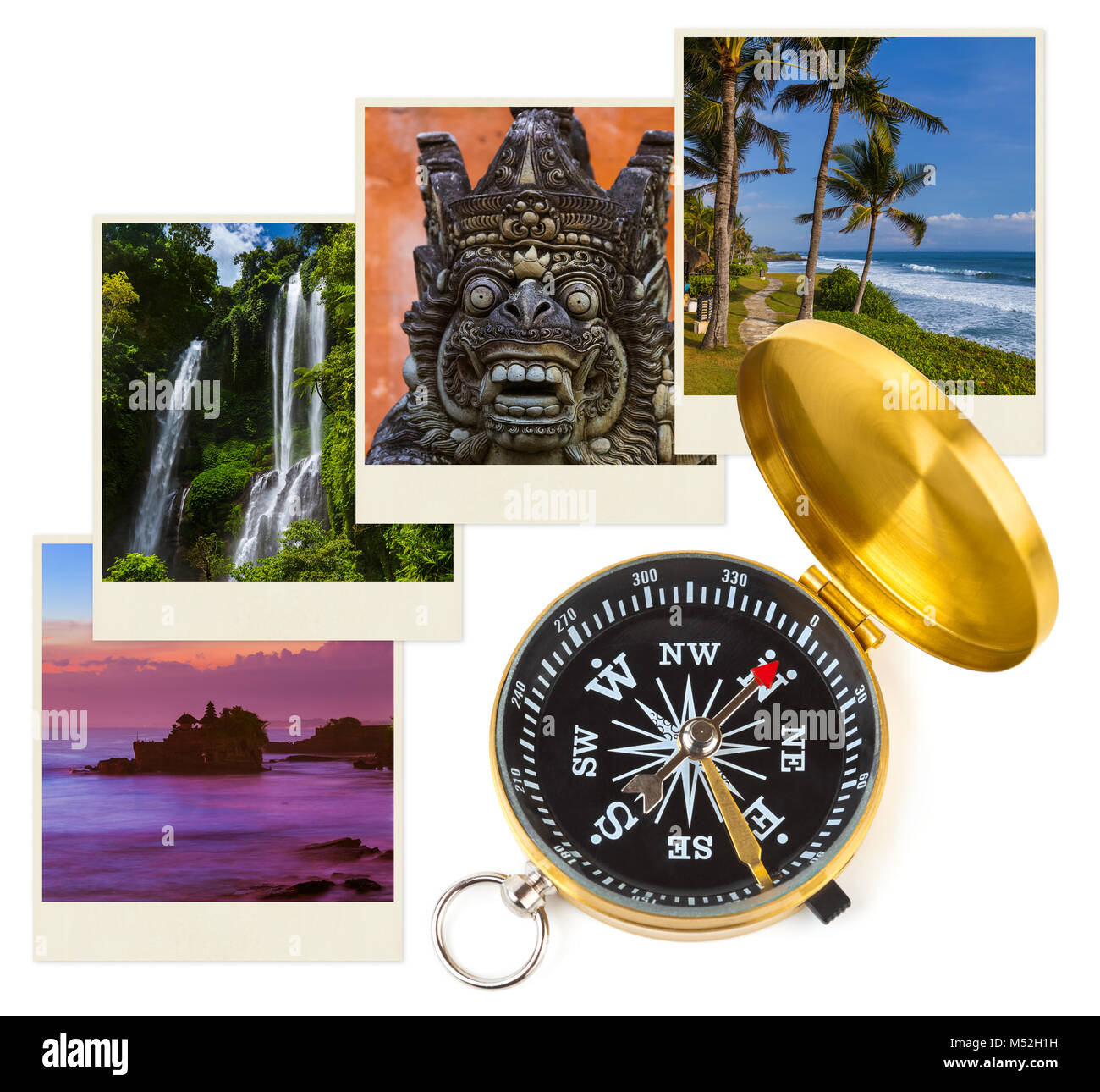 Voyage à Bali Indonésie images (mes photos) et de la boussole Banque D'Images