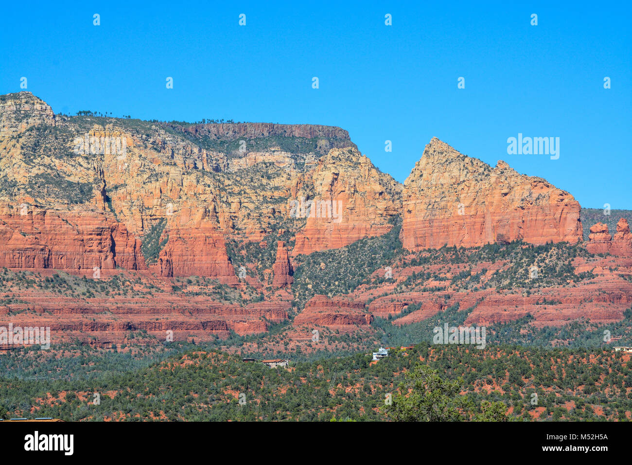 Paysage dominant dans Arizona Sedona Banque D'Images