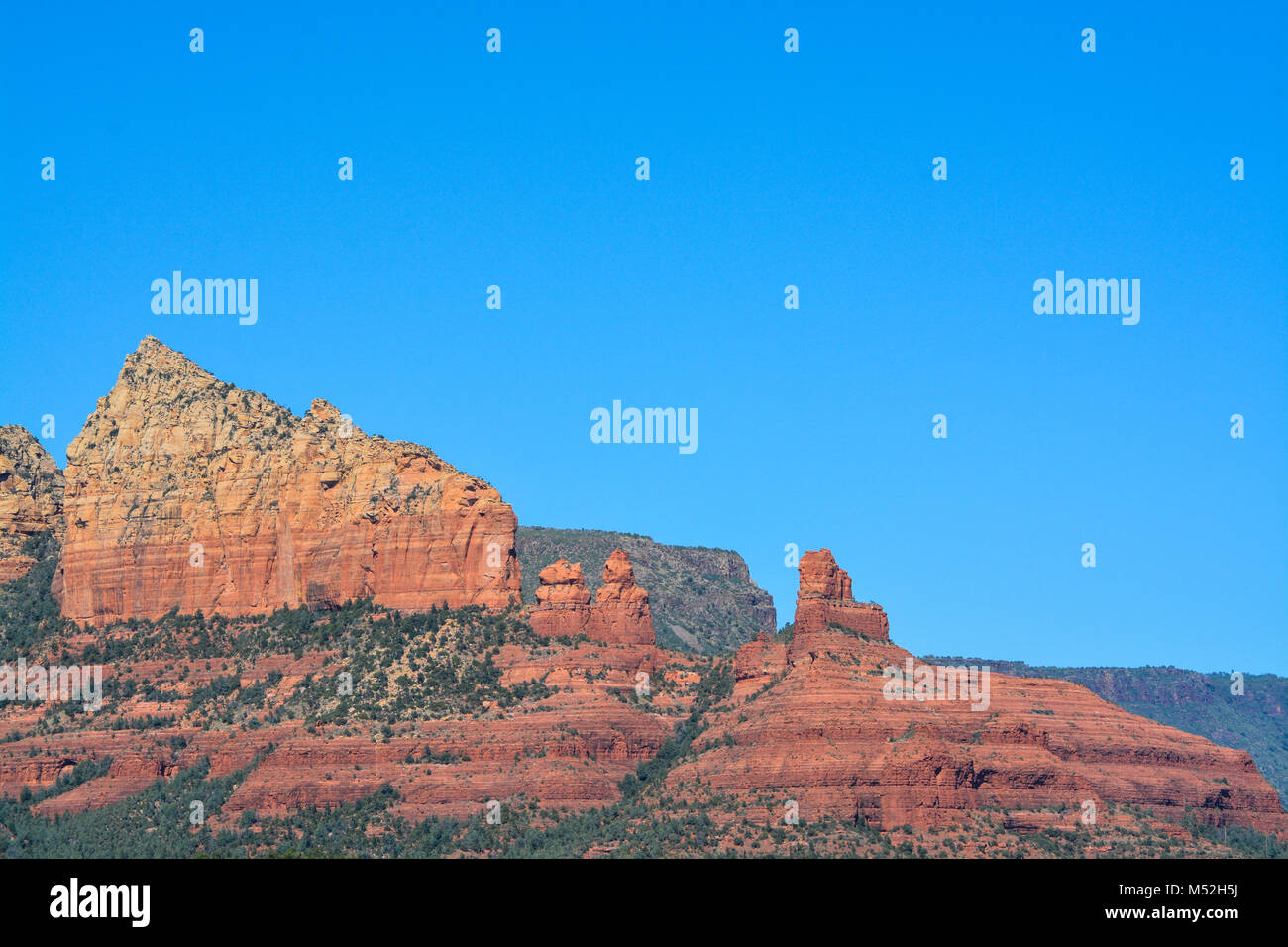 Paysage dominant dans Arizona Sedona Banque D'Images