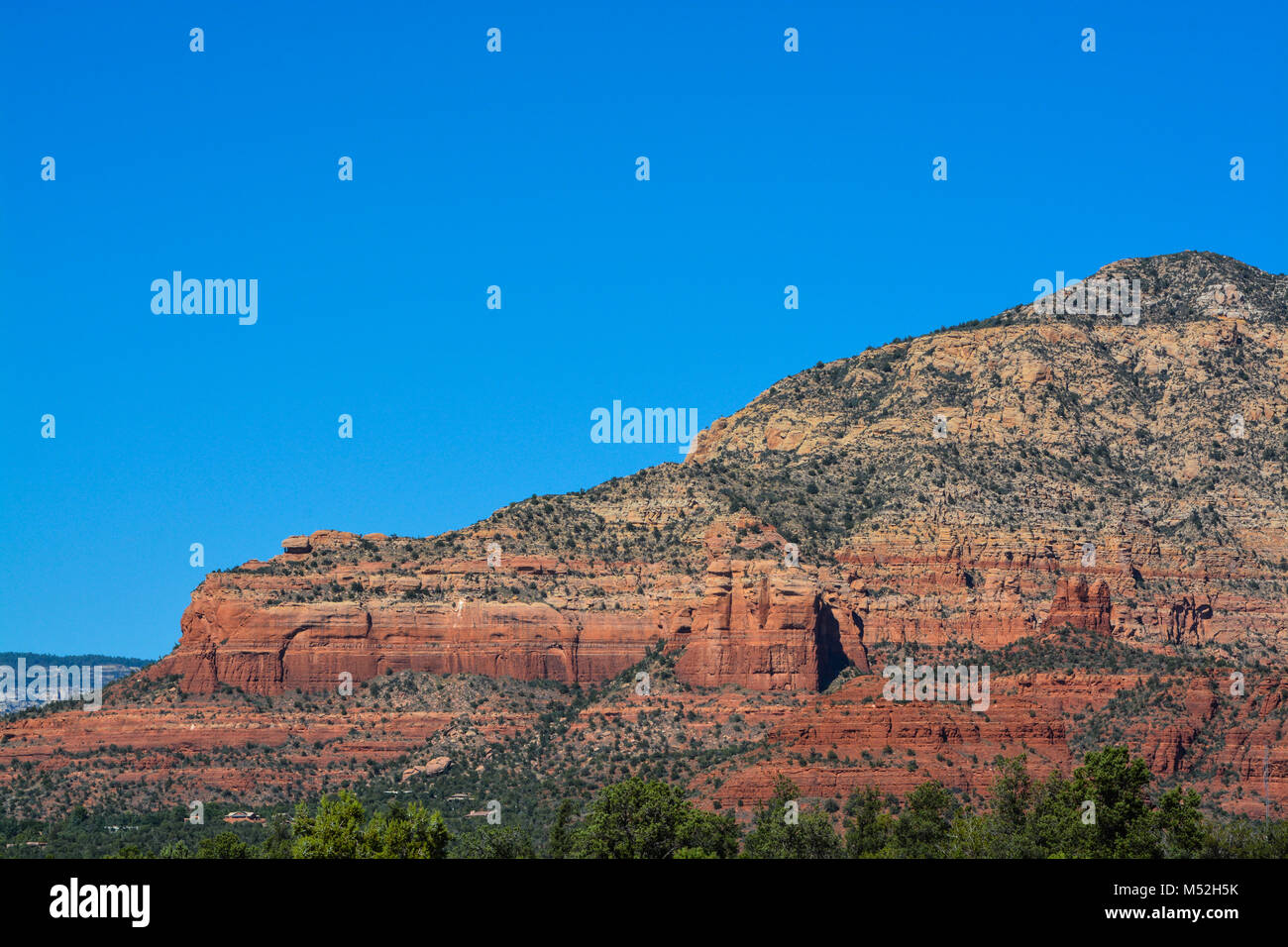 Paysage dominant dans Arizona Sedona Banque D'Images