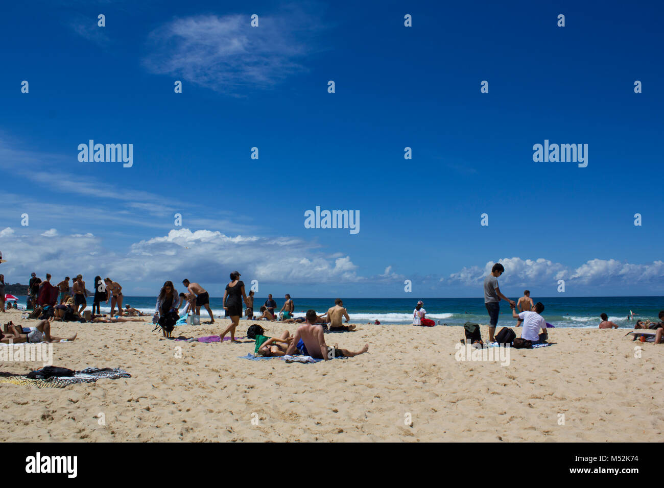 Sydney, Australie : Les gens at beach Banque D'Images