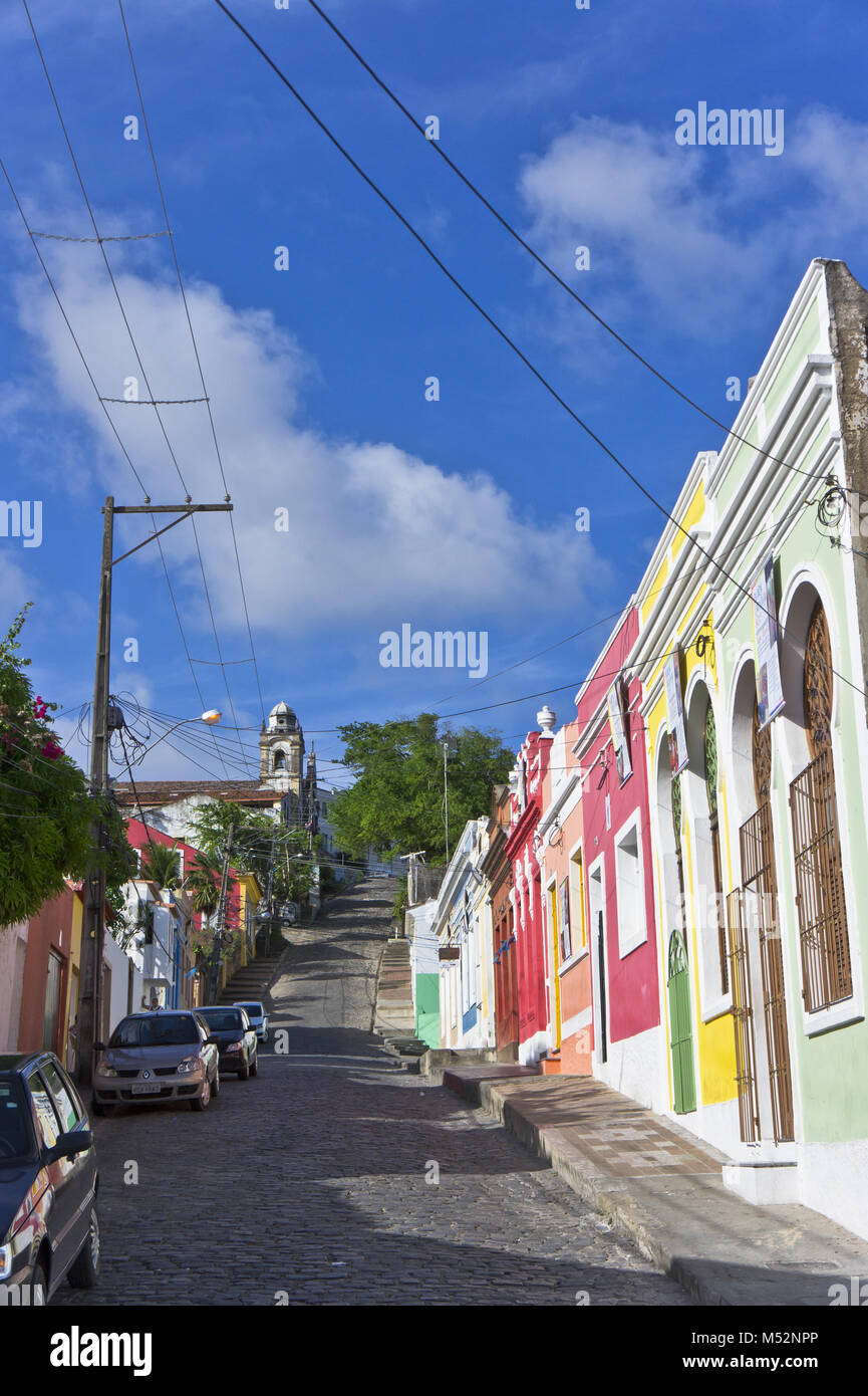 Olinda, Brésil, Street View Banque D'Images