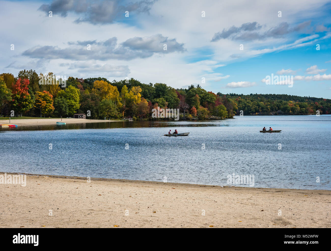 Lake Taghkanic State Park est un parc d'état de 1 569 acres situé dans la partie sud de comté de Columbia, New York aux États-Unis. Banque D'Images