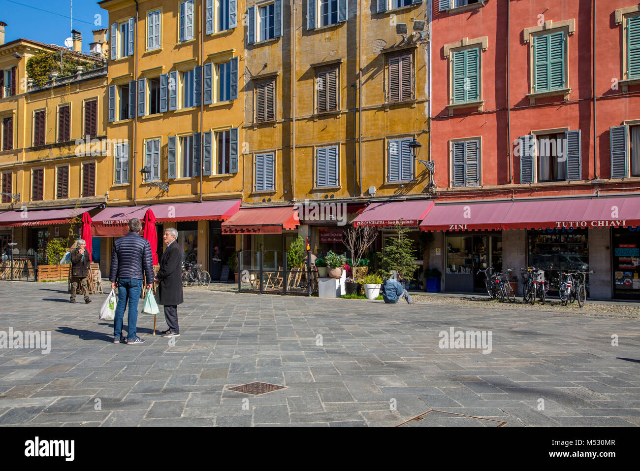 Piazza XX septembre à Modène Italie Banque D'Images