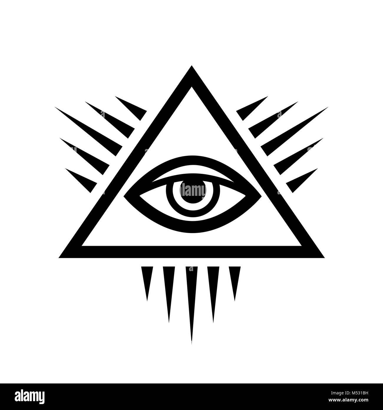 All-Seeing Eye (l'Œil de la Providence) Banque D'Images
