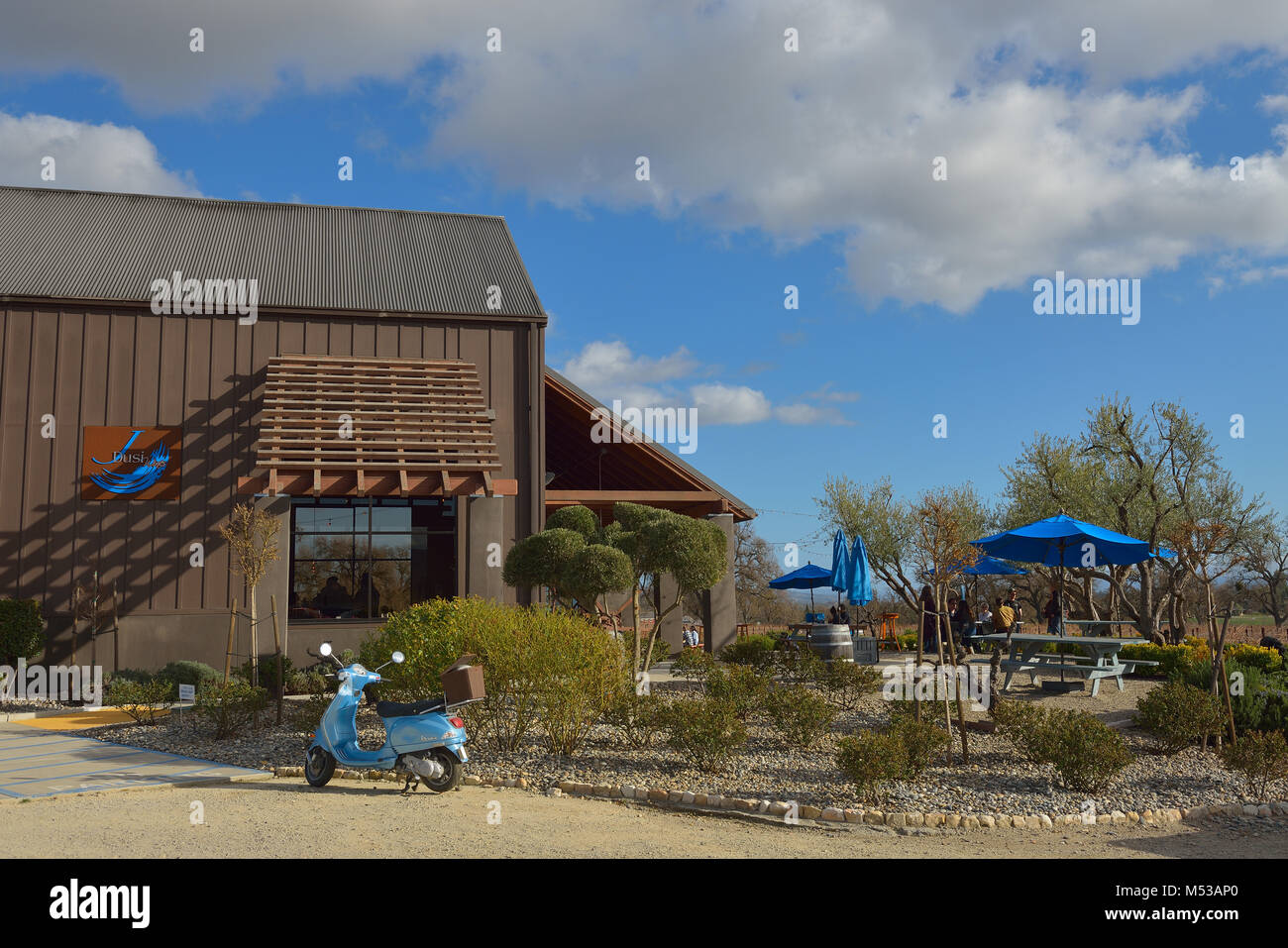 J Dusi Vins, Paso Robles CA Banque D'Images
