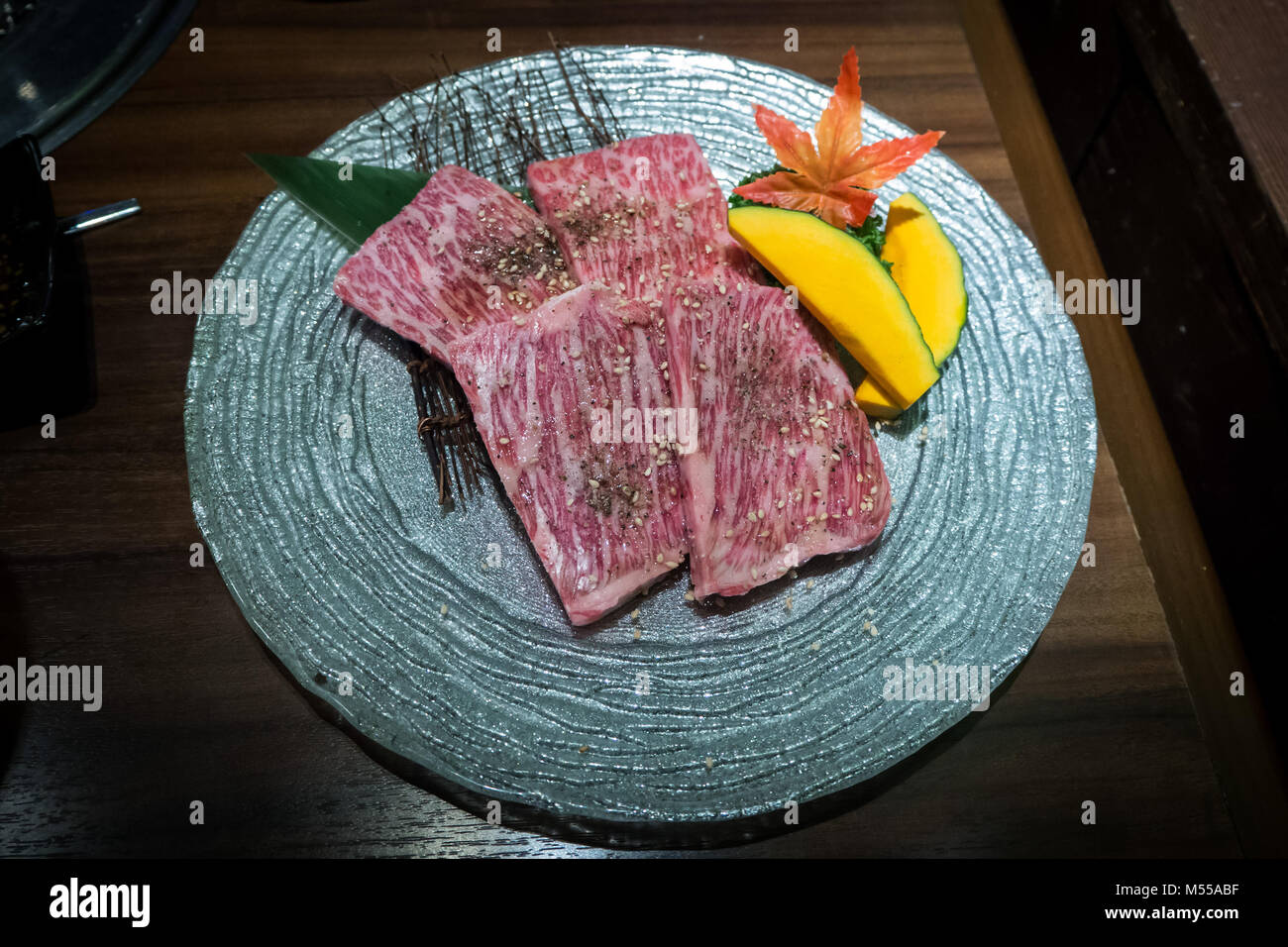 Premium haute qualité bœuf wagyu à Tokyo au Japon Banque D'Images