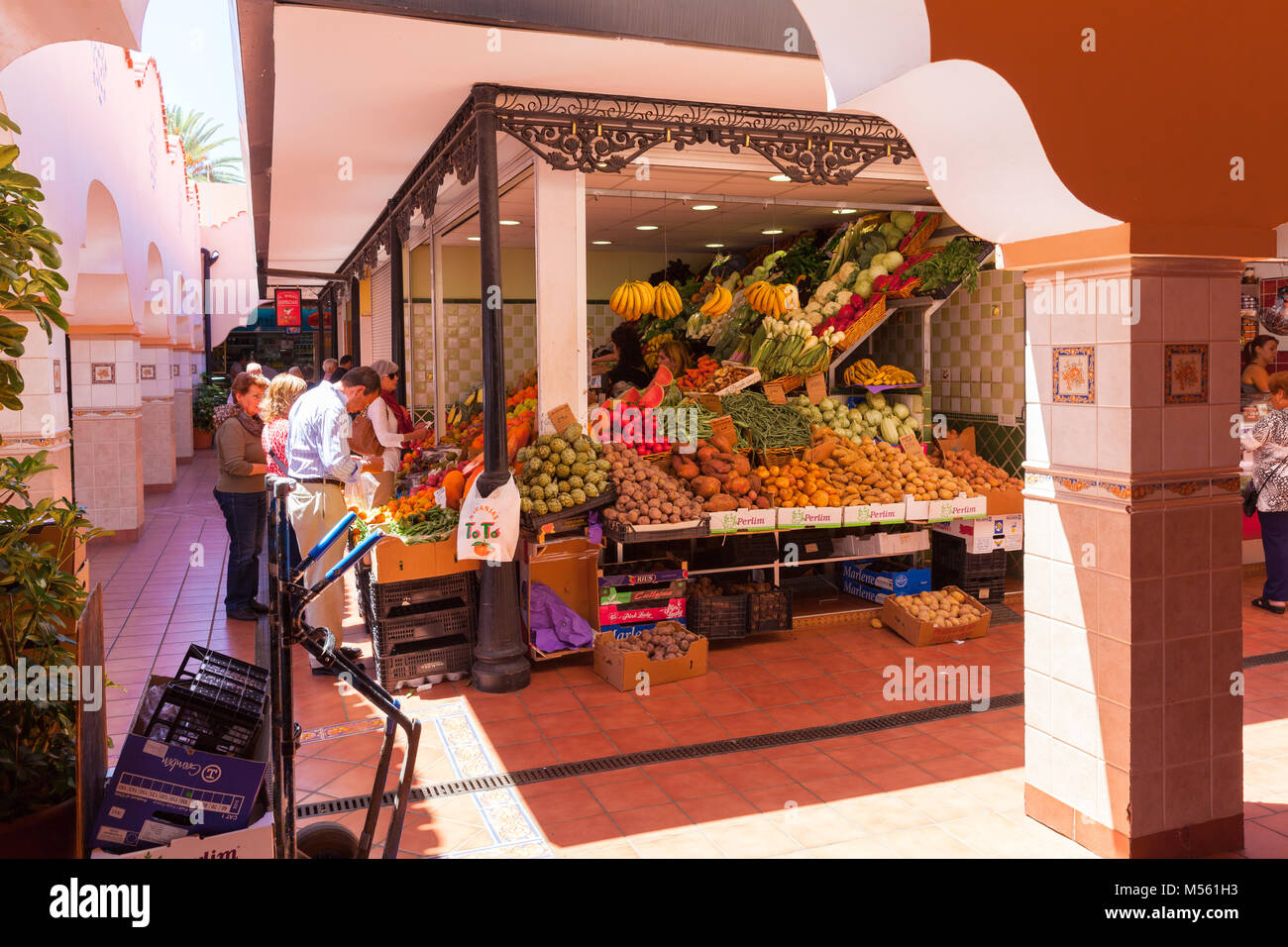 Notre Dame d'Afrique Market shop Santa Cruz de Tenerife Banque D'Images