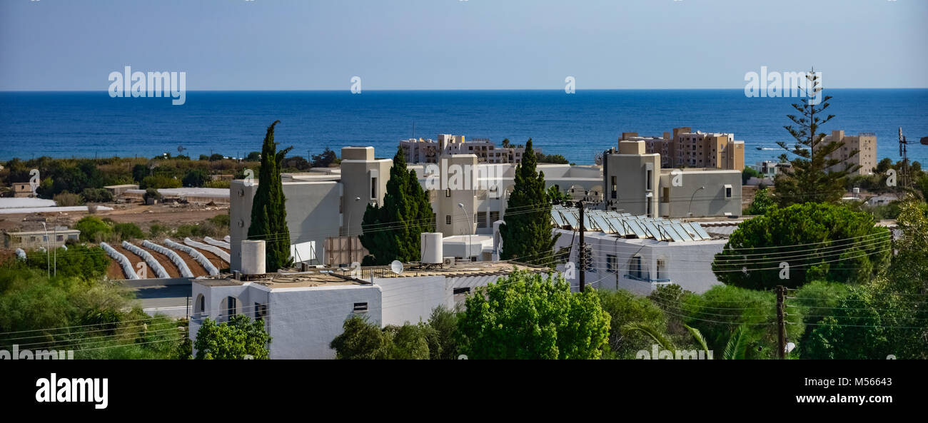 La hauteur de la ville de Chypre Banque D'Images