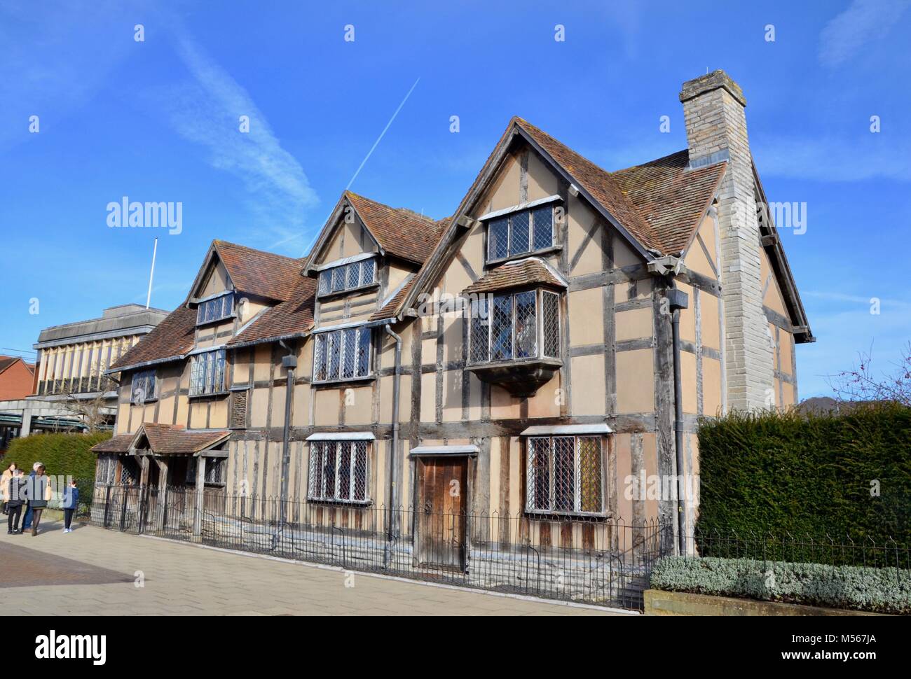 William Shakespeares bithplace henley street Stratford upon Avon warwickshire UK Banque D'Images