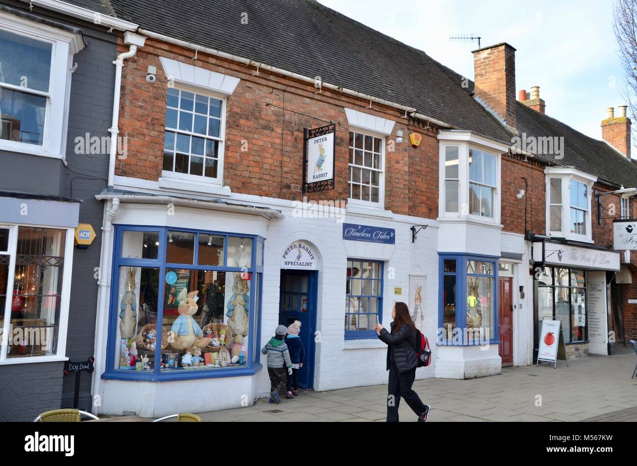 Beatrix Potter shop henley street Stratford upon Avon warwickshire UK Banque D'Images