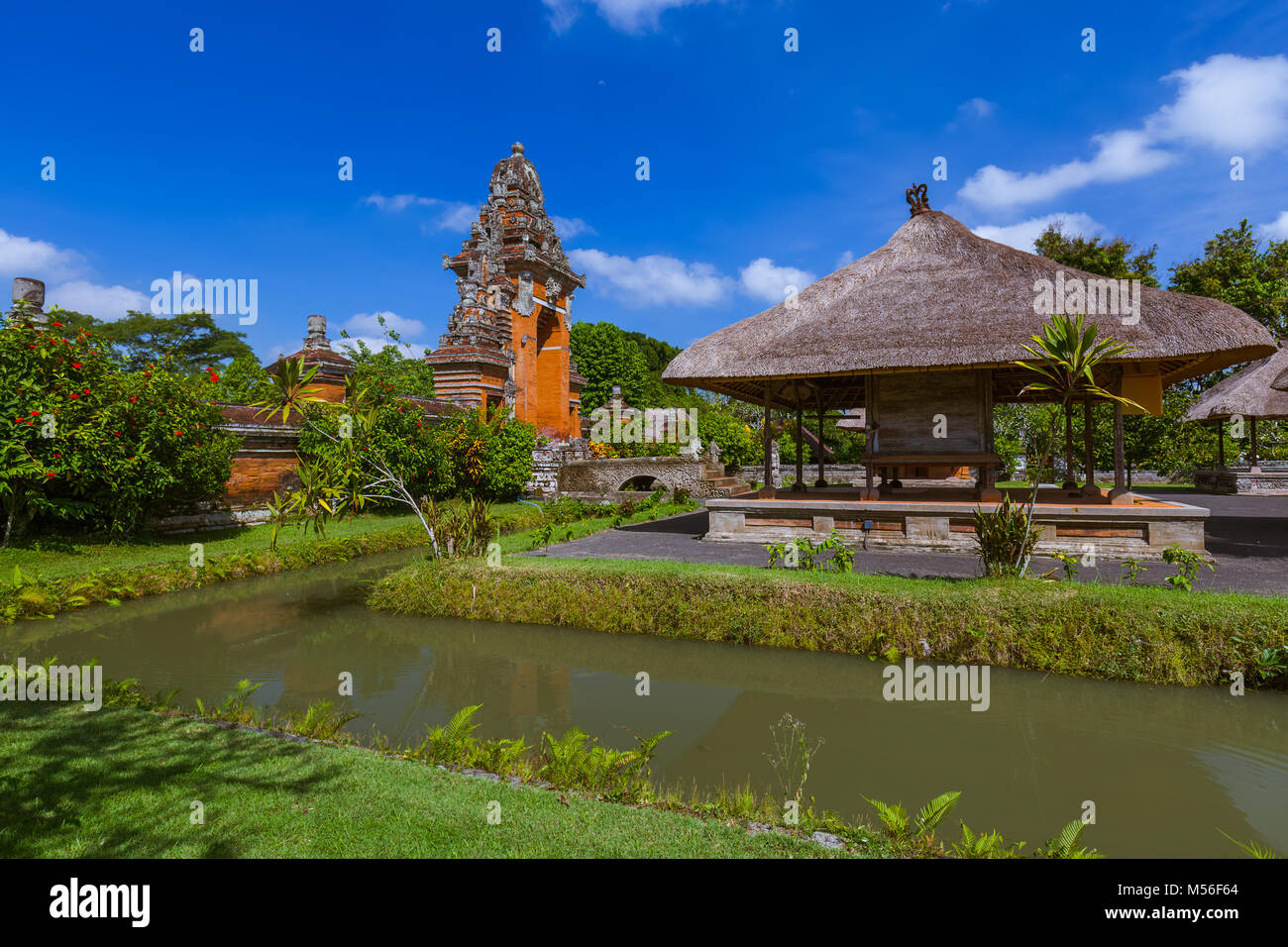 Temple de Taman Ayun - Bali Indonésie Banque D'Images