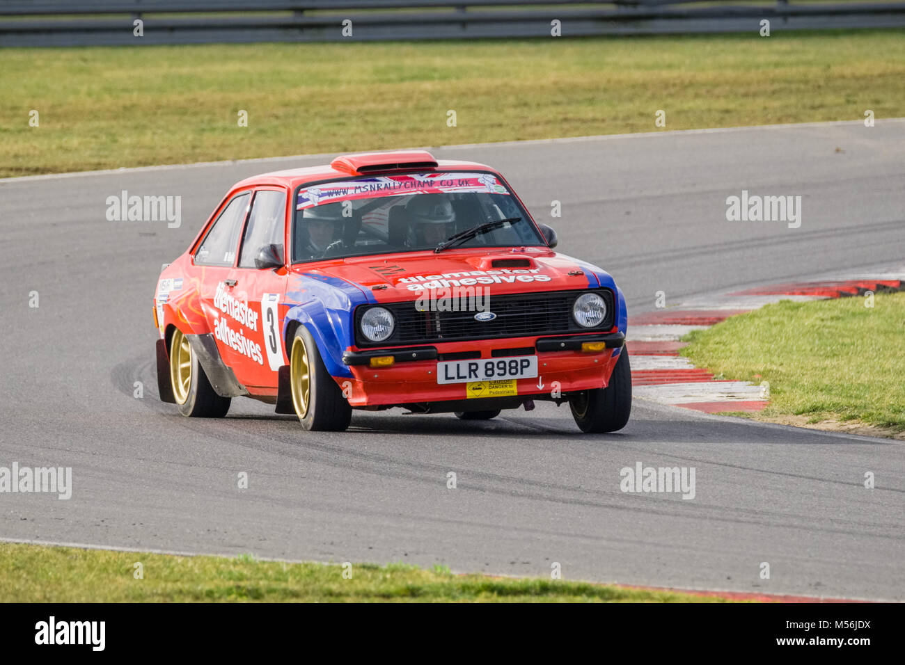 Étapes de rallye Snetterton, Février 2018 Banque D'Images