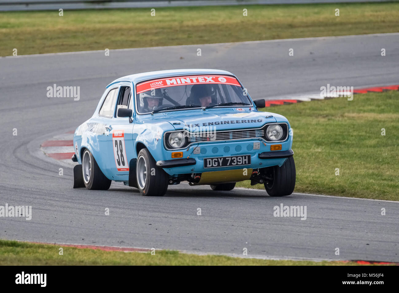 Étapes de rallye Snetterton, Février 2018 Banque D'Images