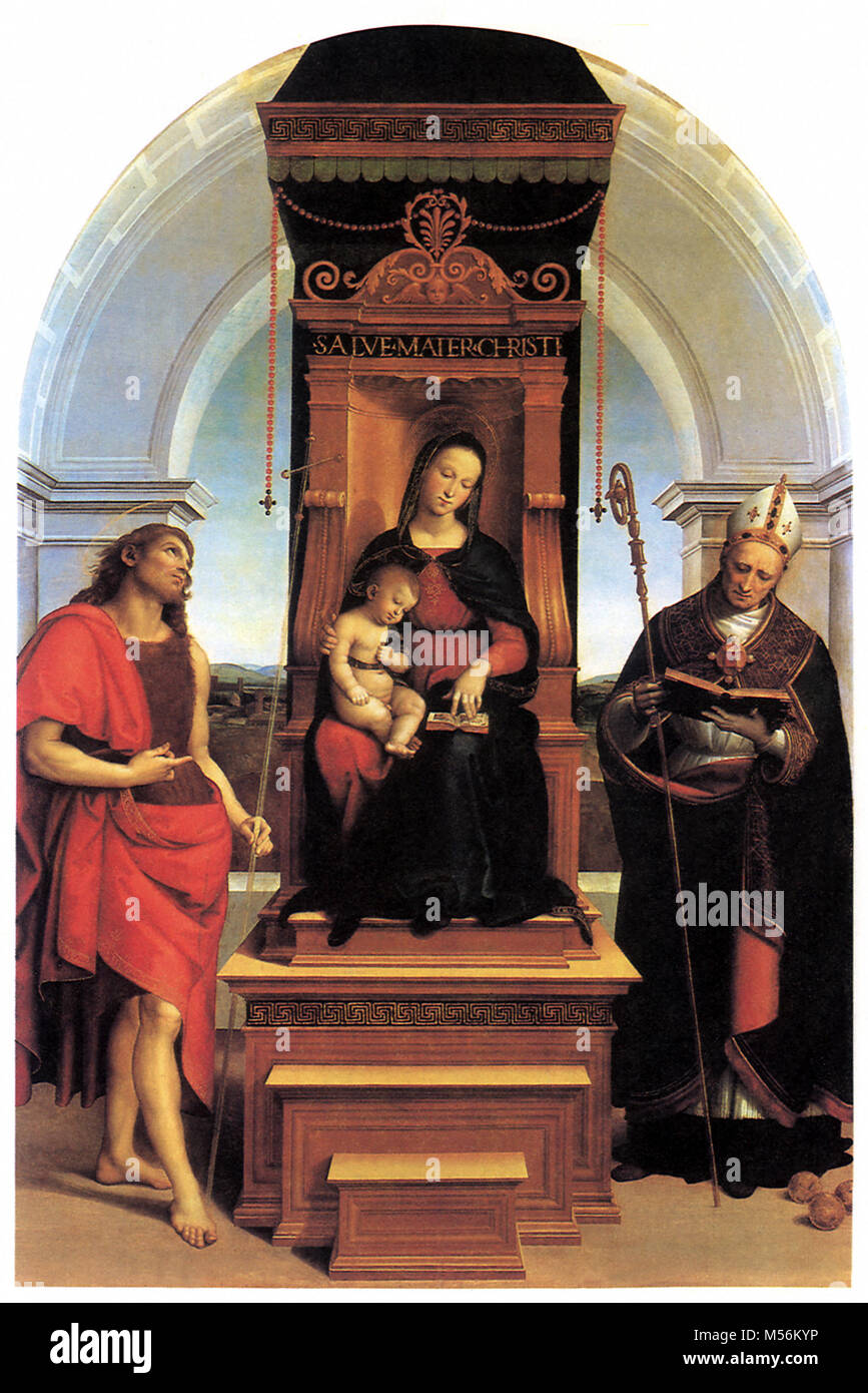 Ansidei Madonna Banque D'Images