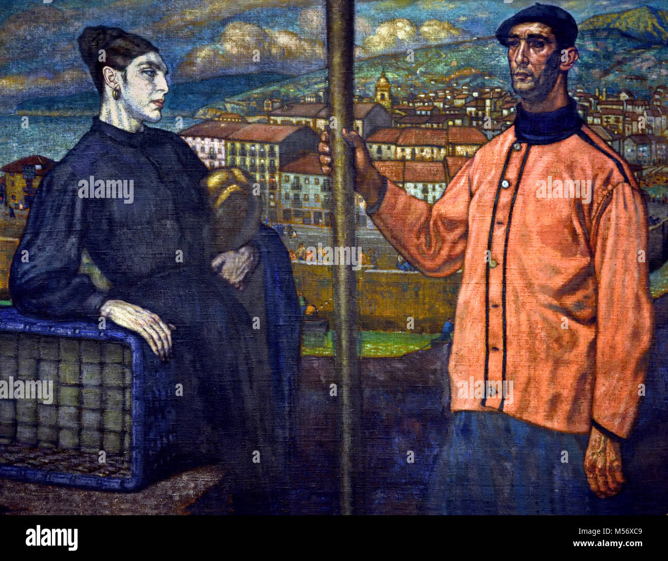 Les pêcheurs basques 1918 Arrúe, Alberto (Bilbao, Bizkaia, 1878 - Bilbao, Bizkaia, 1944) 20ème siècle, l'Espagne, l'espagnol, Banque D'Images