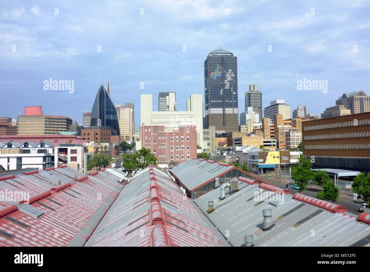 Johannesburg CBD (Central Business District) en Afrique du Sud Banque D'Images