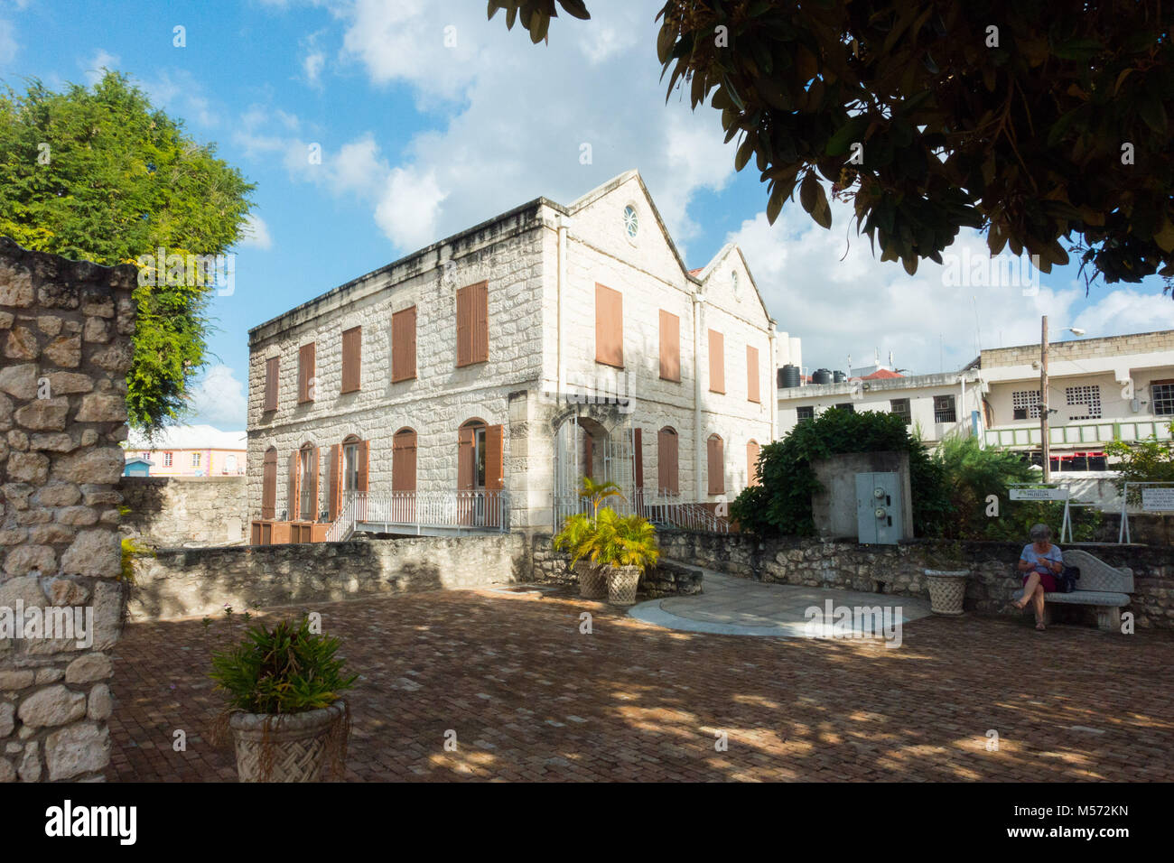 Les Nidhe Israel Synagogue musée a ouvert ses portes en 2008 à Bridgetown, Barbade Banque D'Images
