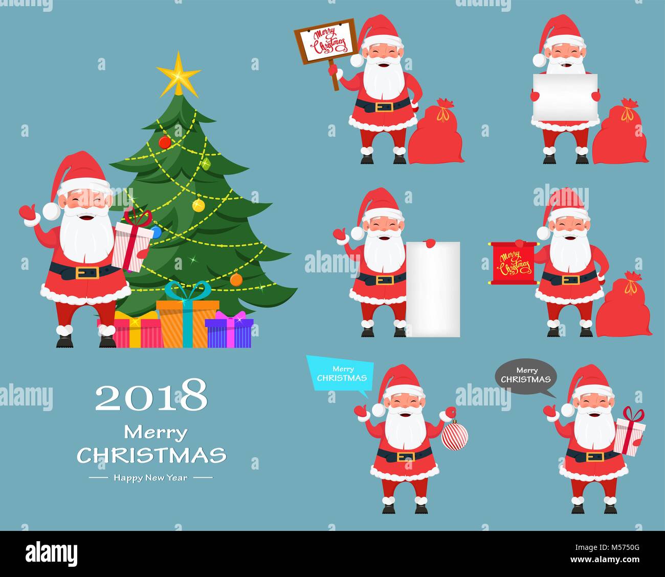 Joyeux Noel Et Bonne Annee Carte De Vœux Jeu De Pere Noel Drole De Personnage Vector Illustration Sur Fond Lumineux Image Vectorielle Stock Alamy Joyeux Noel Et Bonne Annee Carte De Vœux Jeu De Pere Noel Drole De Personnage Vector Illustration Sur Fond Lumineux Image Vectorielle Stock Alamy