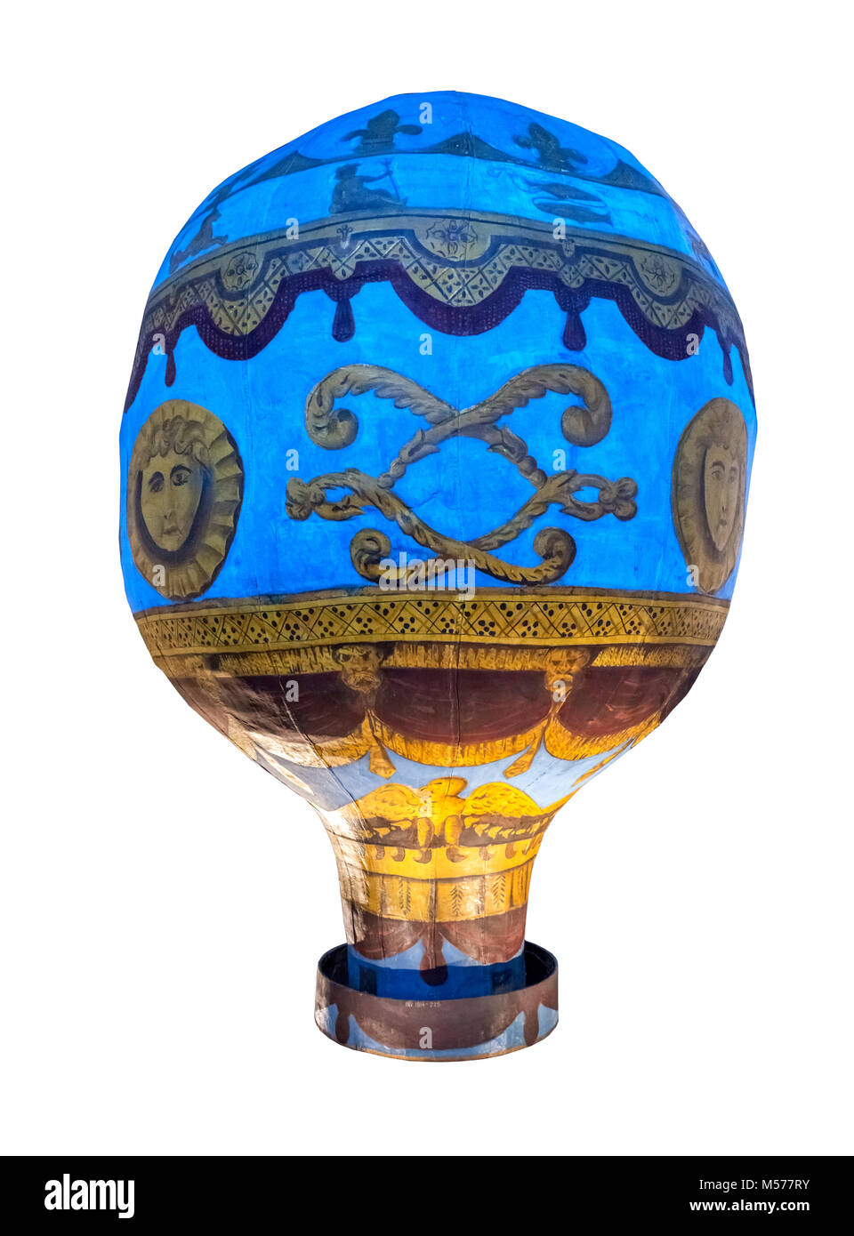 Ballon Montgolfier. Un modèle du ballon utilisé pour le premier vol habité en novembre 1783, le Science Museum, Londres Banque D'Images
