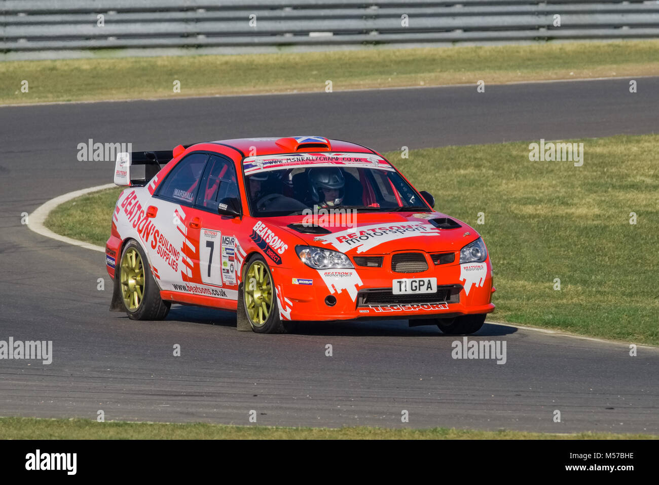 Étapes de rallye Snetterton, Février 2018 Banque D'Images