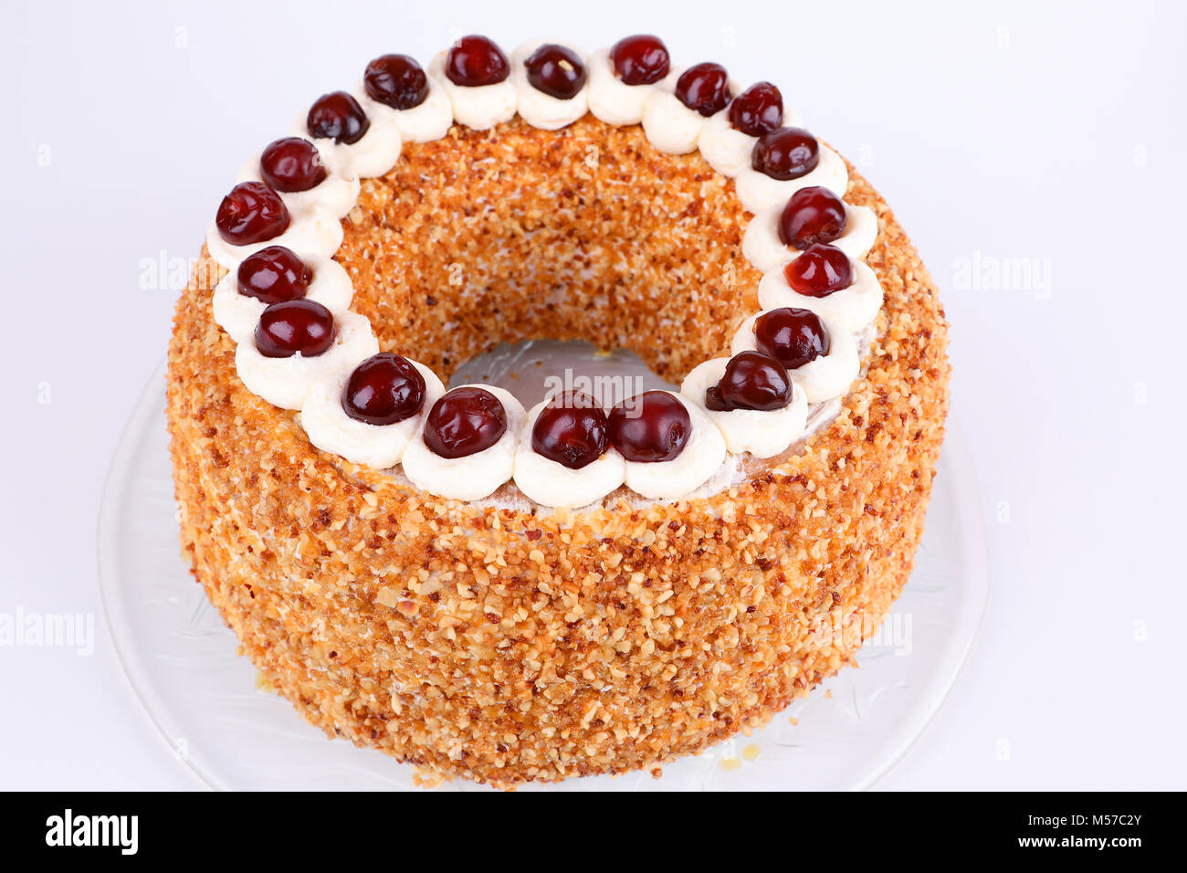 Gâteau couronne de Francfort Banque D'Images