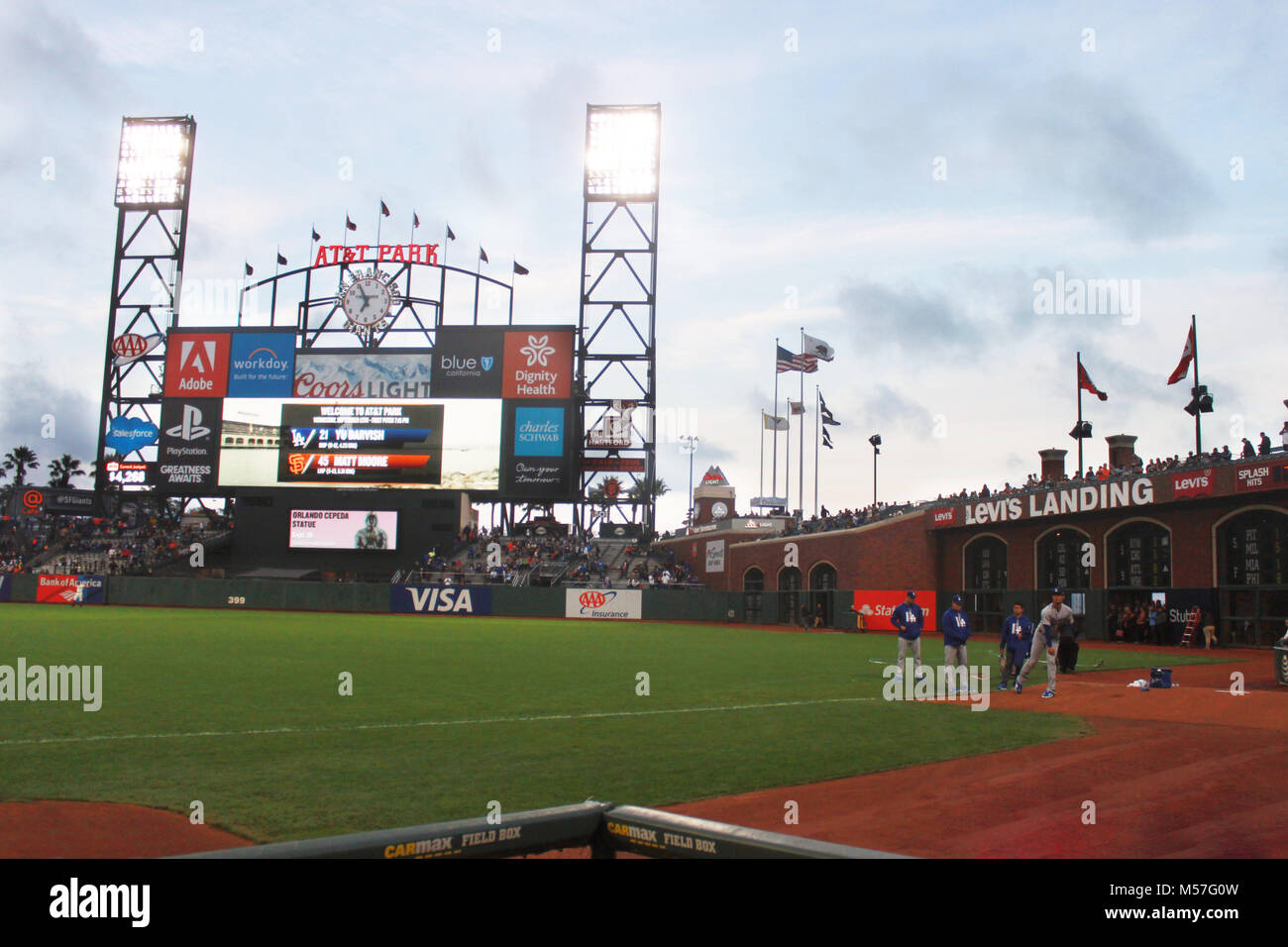 At&T Park Banque D'Images