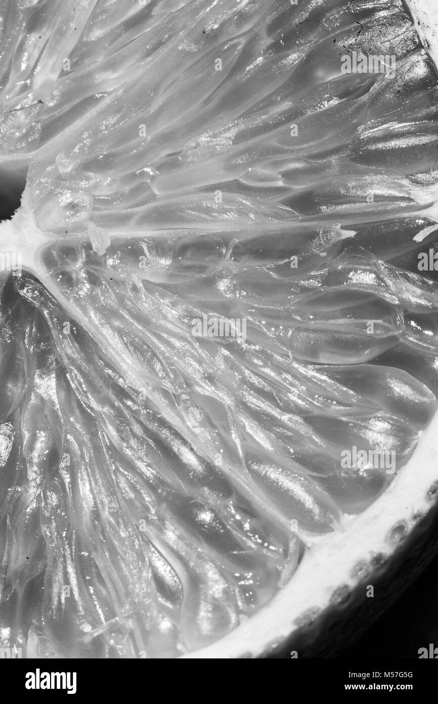 Citron, macro, fruit, texture, jaune, Peel, des bulles, des stries, l'éblouissement, l'eau, acide, toning Banque D'Images