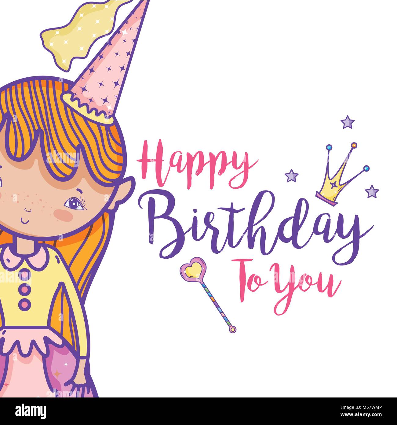 Carte Joyeux Anniversaire Pour Les Filles Image Vectorielle Stock Alamy Carte Joyeux Anniversaire Pour Les Filles Image Vectorielle Stock Alamy