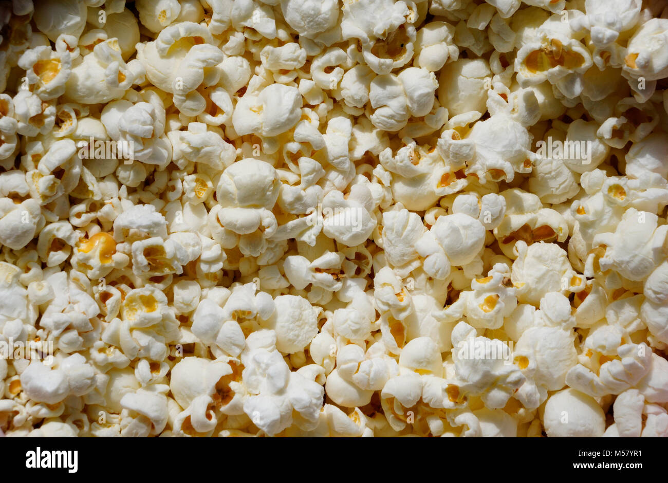 Popcorn blanc Banque D'Images