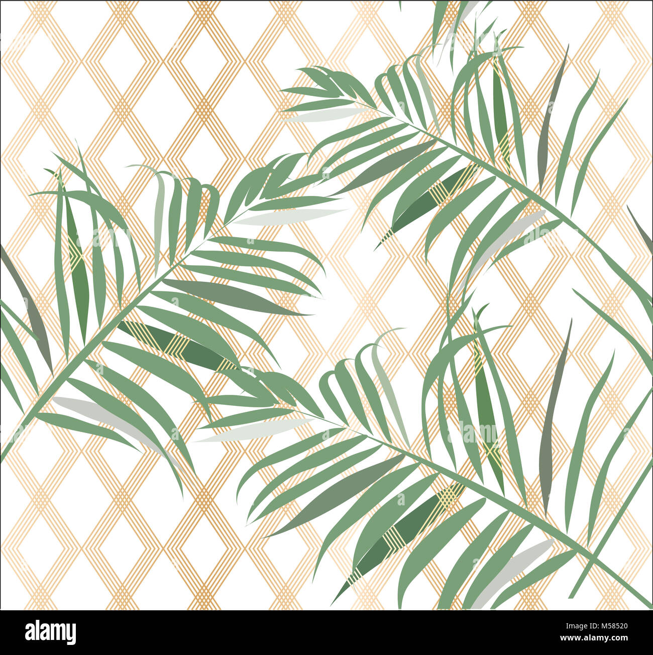 Vecteur De Fond Tropical Vert Foret Modele Pour Carte D Invitation Affiches Papier Peint Conception De La Page De Garde Photo Stock Alamy