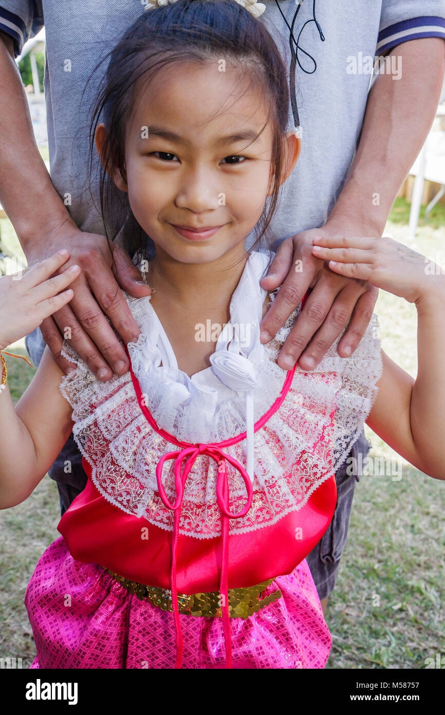 Miami Florida,Homestead,Redlands,fruit and Spice Park,Asian Culture Festival,festivals,célébration,foire,filles,jeunes filles,jeunes jeunes jeunes jeunes jeunes Banque D'Images