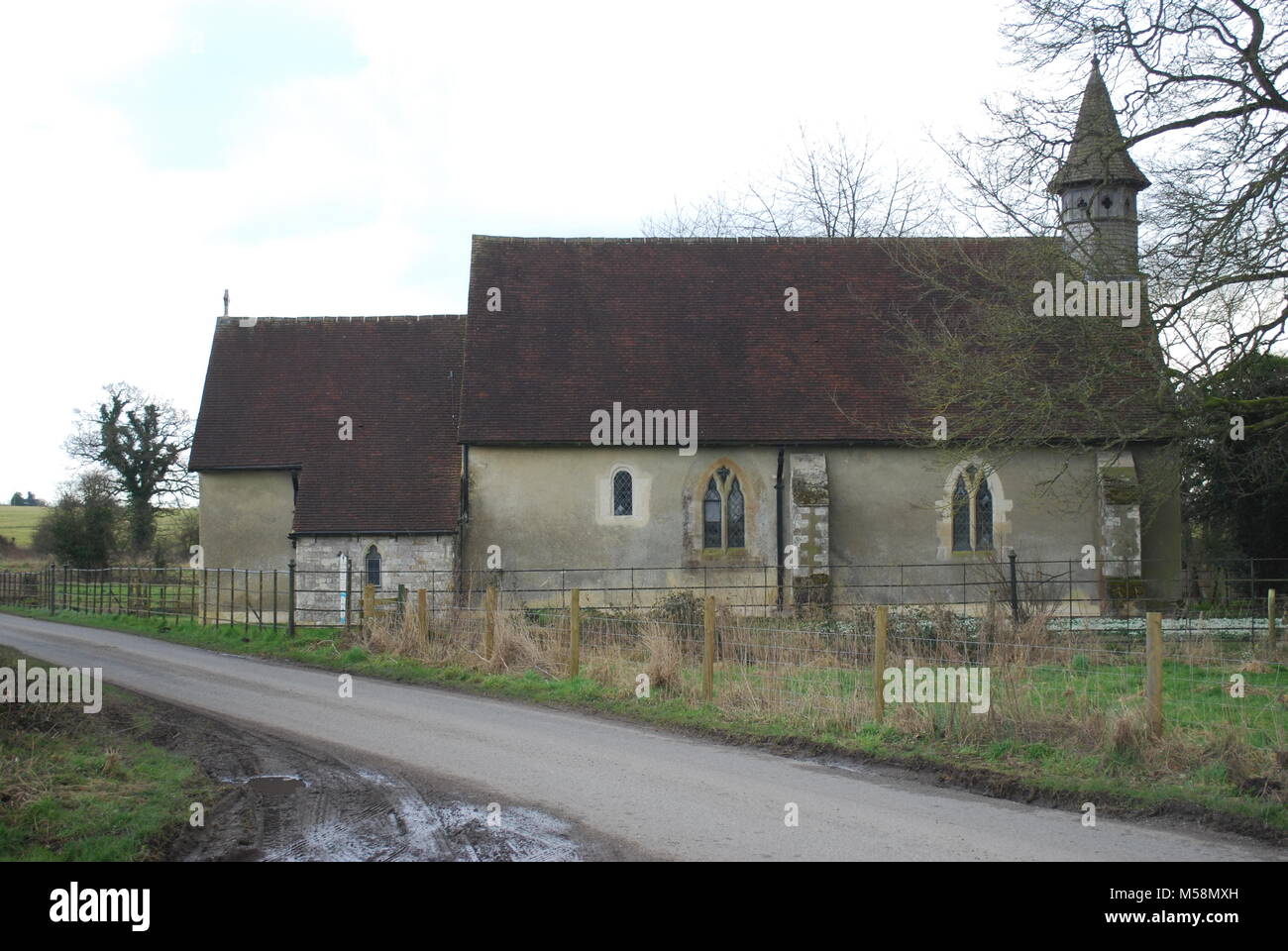 Église St Leonard's, Hartley Mauditt Banque D'Images