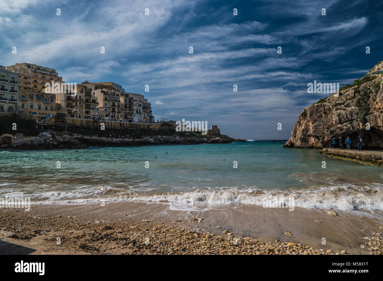 Xlendi Bay, Gozo, Malte, l'Europe. 02/08/2018 Banque D'Images