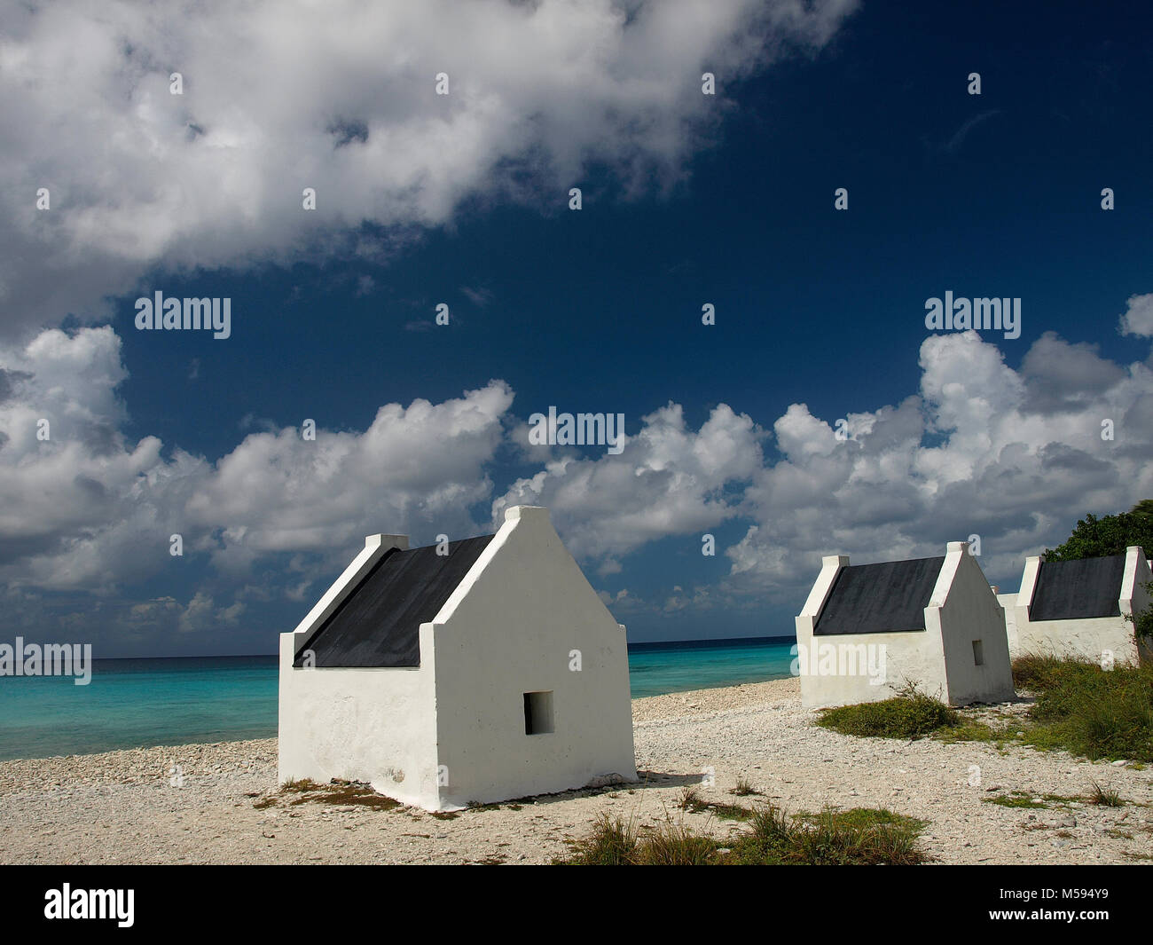 L'esclave blanc abris à Bonaire Banque D'Images