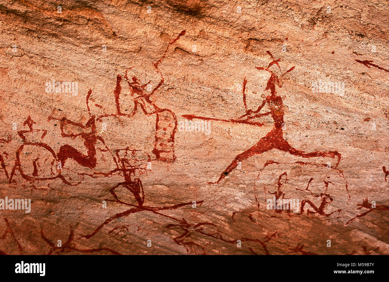 Art rupestre préhistorique Banque de photographies et d'images à haute  résolution - Alamy
