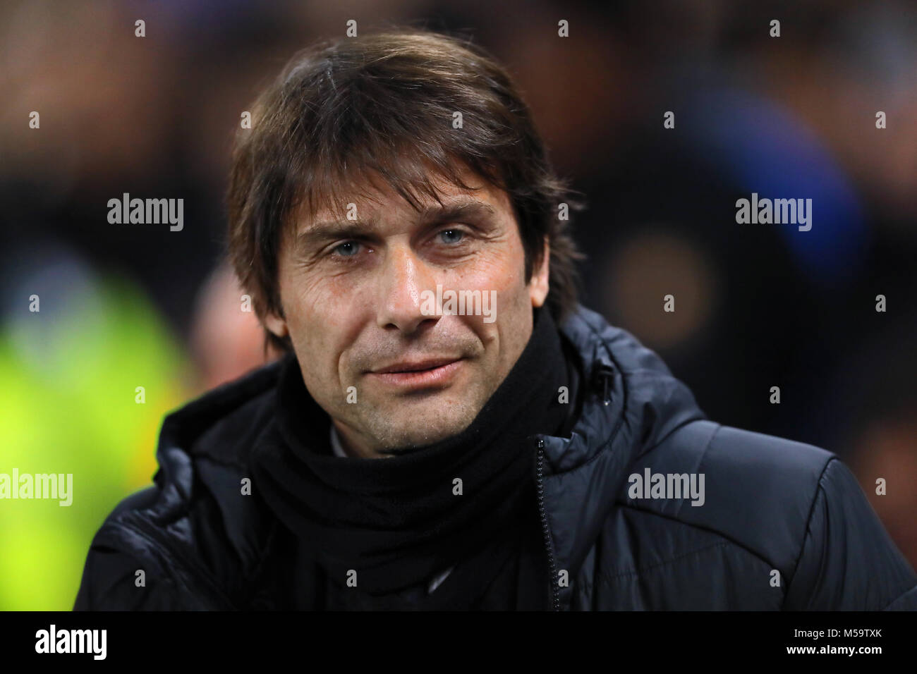 Londres, Royaume-Uni. 20 Février, 2018. Manager de Chelsea, Antonio Conte v Chelsea - Barcelone, Ligue des Champions, tour de 16, 1ère manche, Stamford Bridge, Londres - 20 février 2018. Crédit : Richard Calver/Alamy Live News Banque D'Images