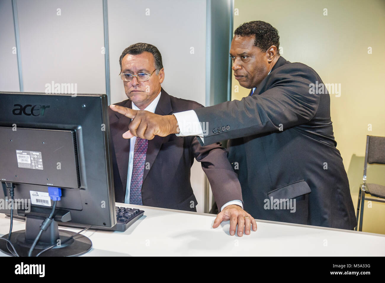 Miami Beach Florida,Convention Center,centre,Centre,Sea Watertrade Cruise Shipping,salon,spécial,multiculturel,Black Blacks Africains,HISP Banque D'Images