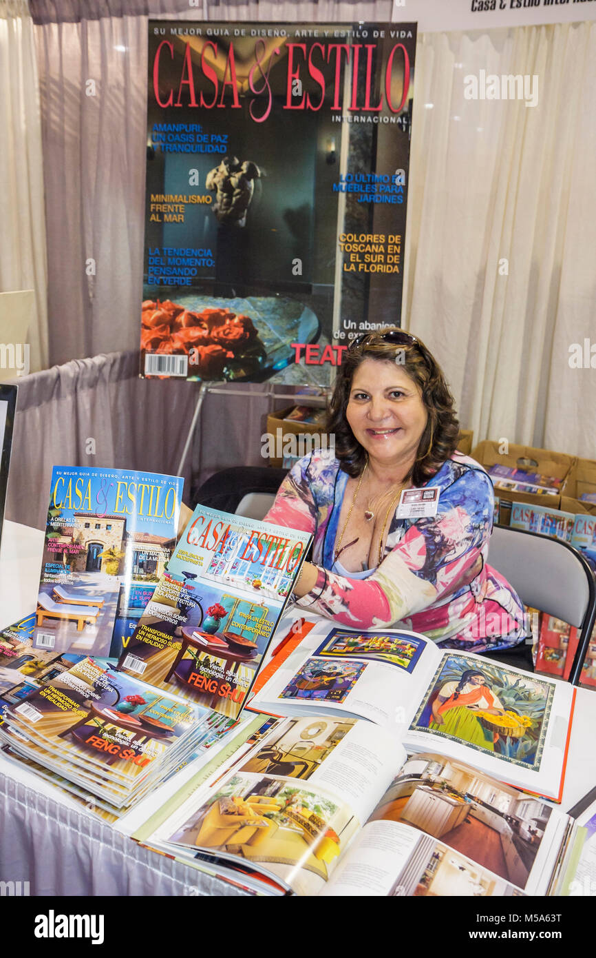 Miami Beach Florida,Convention Center,centre,Miami Spring Home and Design remodelage Show,produits,présentoirs,améliorations,résidentiel,décorer,acheteurs Banque D'Images