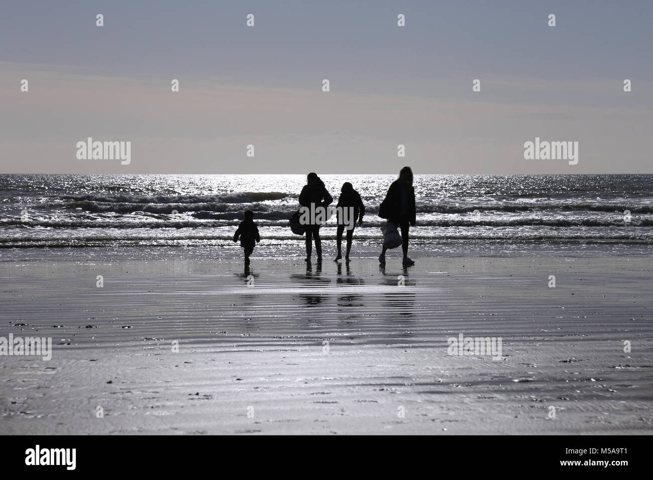 Camber Sands, Rye, East Sussex, Angleterre, Grande-Bretagne, Royaume-Uni, UK, Europe Banque D'Images