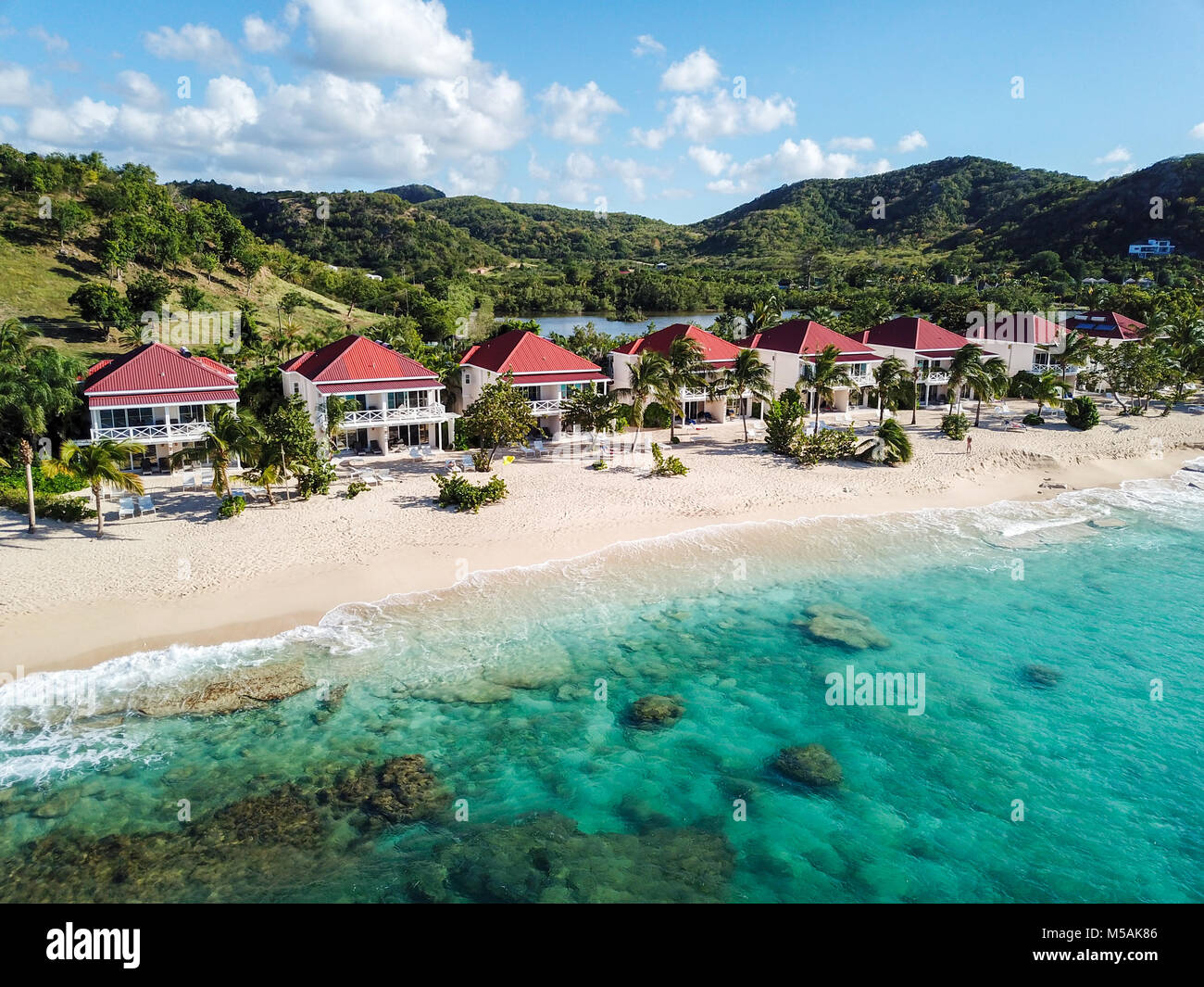 Galley Bay Beach Resort and Spa, Antigua Banque D'Images