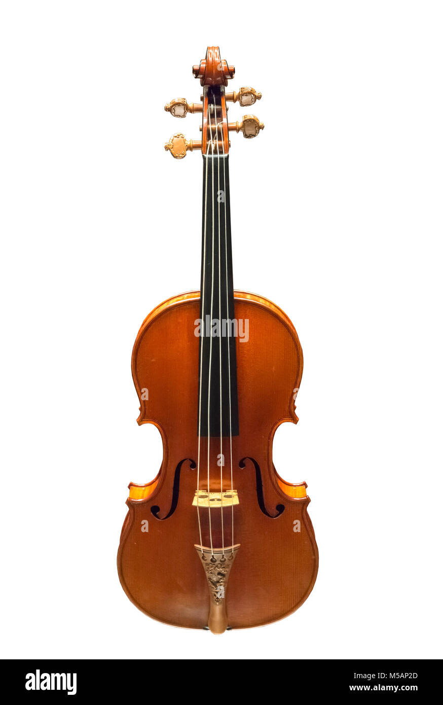 Violon Stradivarius. Le Messie violon d'Antonio Stradivari (1644-1737) en 1716, sur l'affichage à l'Ashmolean Museum, Oxford, England, UK Banque D'Images