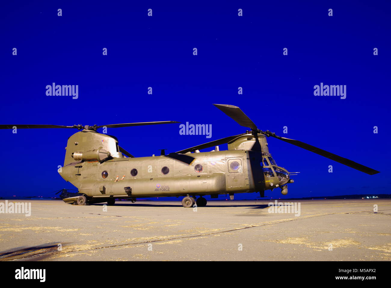 Boeing Vertol CH-47, Chinook Helicopter, RAF Odiham, Banque D'Images
