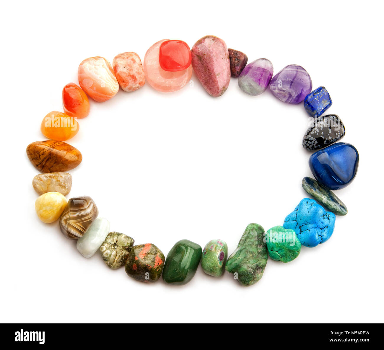 Kit 16 Pierres Précieuses Polies Pour Chakras - 0,15kg - 0,7 à 3,3cm - Énergie Positive Et Guérison