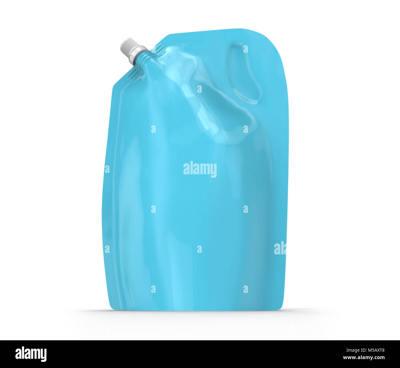Forfait recharge de détersif, rendu 3D light blue sac sachet d'immersive avec cap Banque D'Images