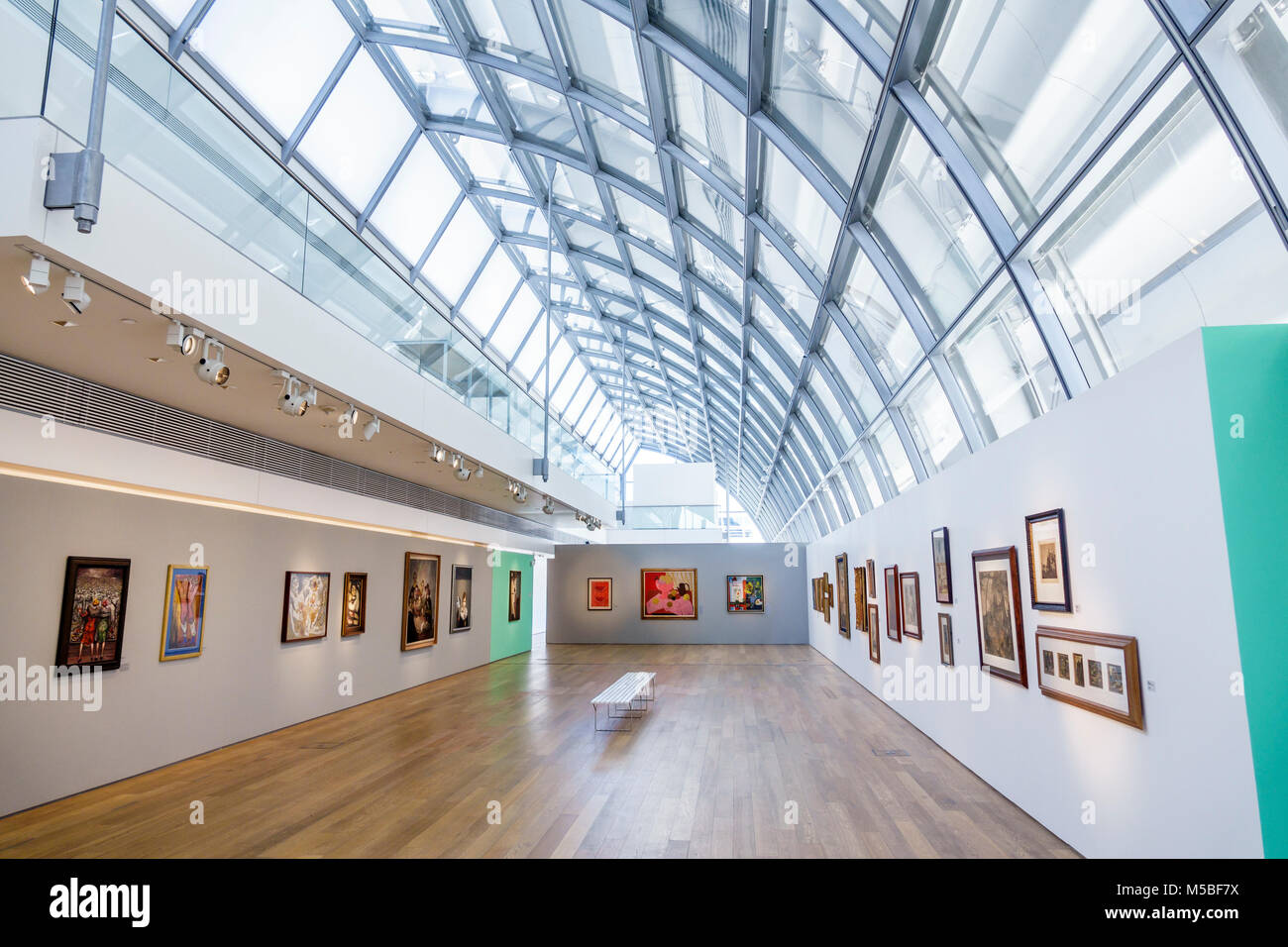 Buenos Aires Argentina,Puerto Madero,Coleccion de Arte Amalia Lacroze de Fortabat,musée de collection d'art galerie, intérieur intérieur, exposition col Banque D'Images